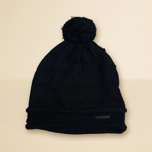 KA小毛球毛線帽 (共二色)-此款偏薄