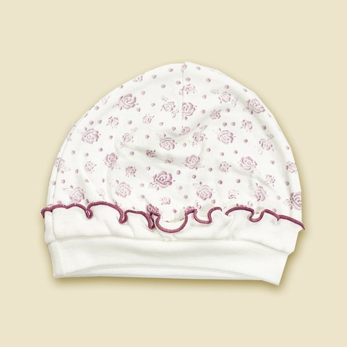 秋冬滿版玫瑰BABY帽 (共二色)
