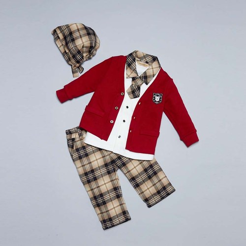 【最後現貨】KA秋冬彌月禮盒-帥氣領帶三件式套裝(共二色)