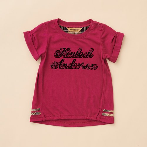 KA夏日圓領英文字短T上衣(共二色)