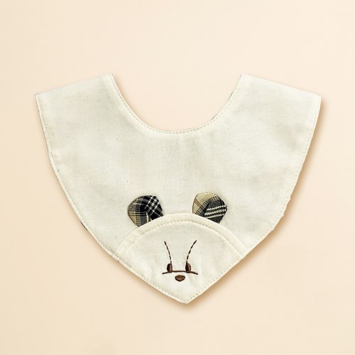 KA星星熊有機棉BABY圍兜 (米色)