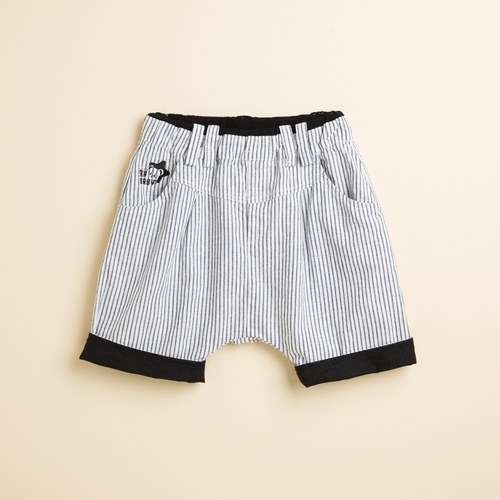 【最後現貨D85/95】KA條紋配色反折休閒褲