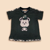 KA經典配格熊熊短袖上衣 (共三色)