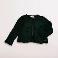 KA春夏造型開襟針織外套(黑色)