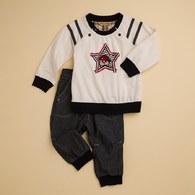 【最後現貨E75】KA星星熊男童褲子套裝(共二色)