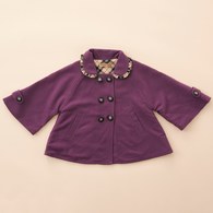 KA氣質亮麗斗篷外套(紫色)