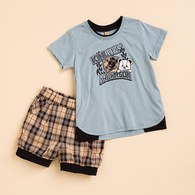 KA休閒上衣+卡格短褲套裝(共二色)