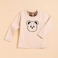 【最後現貨】KA簡單素面熊上衣(共二色)