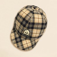 KA經典格男孩棒球帽 (卡色)